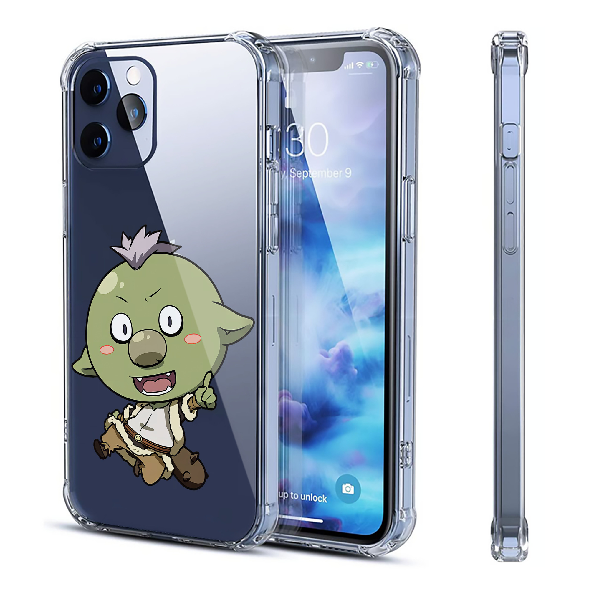 （画像用） 転スラ Regarding Reincarnated to Slime 【iPhone 12シリーズ対応】透明スマホケース（クリアソフトケース）